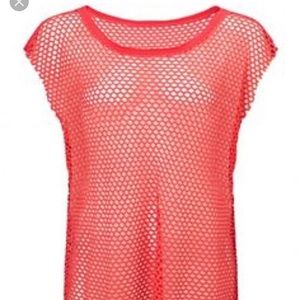 Mesh workout shirt